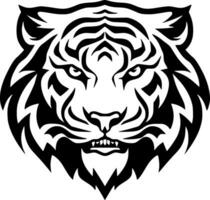 Tiger - - minimalistisch und eben Logo - - Vektor Illustration