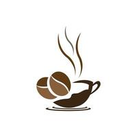 Kaffee Tasse Logo Vektor Symbol Illustration Design