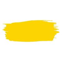 Gelb Tinte Farbe Bürste Schlaganfall vektor