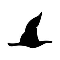 Hexe Hut Symbol Vektor. Halloween Illustration unterzeichnen. Hexe Symbol oder Logo. vektor