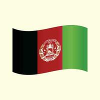 Vektor eben Design Afghanistan National Embleme