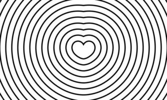hjärta formad linje bakgrund med abstrakt tema 2 vektor