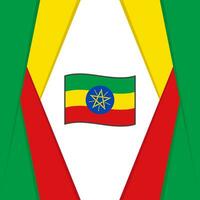 etiopien flagga abstrakt bakgrund design mall. etiopien oberoende dag baner social media posta. etiopien bakgrund vektor