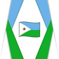 djibouti flagga abstrakt bakgrund design mall. djibouti oberoende dag baner social media posta. djibouti bakgrund vektor