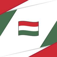 Ungarn Flagge abstrakt Hintergrund Design Vorlage. Ungarn Unabhängigkeit Tag Banner Sozial Medien Post. Ungarn vektor