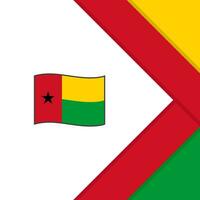 Guinea-Bissau Flagge abstrakt Hintergrund Design Vorlage. Guinea-Bissau Unabhängigkeit Tag Banner Sozial Medien Post. Guinea-Bissau Karikatur vektor