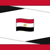 Ägypten Flagge abstrakt Hintergrund Design Vorlage. Ägypten Unabhängigkeit Tag Banner Sozial Medien Post. Ägypten Vektor