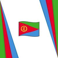 eritrea flagga abstrakt bakgrund design mall. eritrea oberoende dag baner social media posta. eritrea flagga vektor