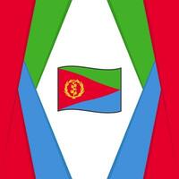 eritrea flagga abstrakt bakgrund design mall. eritrea oberoende dag baner social media posta. eritrea bakgrund vektor