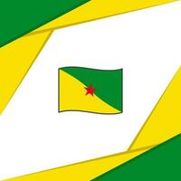 franska Guyana flagga abstrakt bakgrund design mall. franska Guyana oberoende dag baner social media posta. franska Guyana vektor