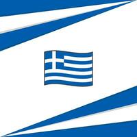 Griechenland Flagge abstrakt Hintergrund Design Vorlage. Griechenland Unabhängigkeit Tag Banner Sozial Medien Post. Griechenland Design vektor