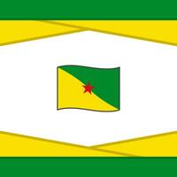 franska Guyana flagga abstrakt bakgrund design mall. franska Guyana oberoende dag baner social media posta. franska Guyana vektor