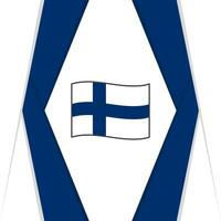 finland flagga abstrakt bakgrund design mall. finland oberoende dag baner social media posta. finland bakgrund vektor