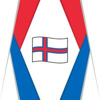 Färöer Inseln Flagge abstrakt Hintergrund Design Vorlage. Färöer Inseln Unabhängigkeit Tag Banner Sozial Medien Post. Färöer Inseln Hintergrund vektor