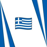 Griechenland Flagge abstrakt Hintergrund Design Vorlage. Griechenland Unabhängigkeit Tag Banner Sozial Medien Post. Griechenland Flagge vektor