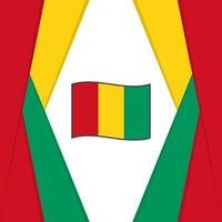 Guinea Flagge abstrakt Hintergrund Design Vorlage. Guinea Unabhängigkeit Tag Banner Sozial Medien Post. Guinea Hintergrund vektor