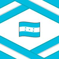 Honduras Flagge abstrakt Hintergrund Design Vorlage. Honduras Unabhängigkeit Tag Banner Sozial Medien Post. Honduras Vorlage vektor