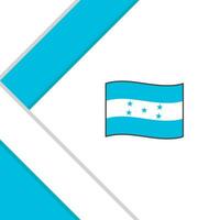 Honduras Flagge abstrakt Hintergrund Design Vorlage. Honduras Unabhängigkeit Tag Banner Sozial Medien Post. Honduras Illustration vektor