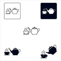 Tee Tasse Symbol. einfach Vektor Kaffee Symbol isoliert auf Weiß Hintergrund