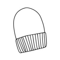 klotter vinter- hatt vektor ClipArt