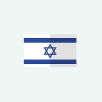 Israel flagga ikon vektor