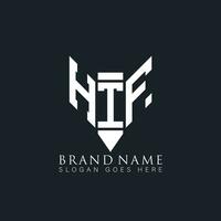 htf Brief Logo. htf kreativ Monogramm Initialen Brief Logo Konzept. htf einzigartig modern eben abstrakt Vektor Brief Logo Design.