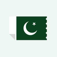 pakistan flagga ikon png vektor