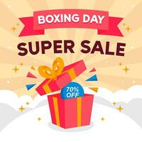 boxning dag försäljning vektor illustration, boxning dag försäljning bakgrund med gåva lådor. vektor eps 10