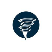 Tornado Logo Symbol Vektor Illustration Design