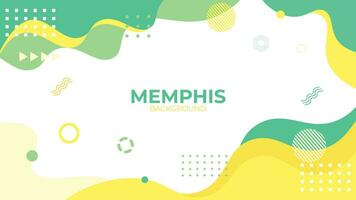 cool Memphis Hintergrund vektor