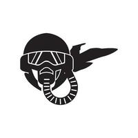 kämpe jet pilot logotyp ikon, vektor illustration design