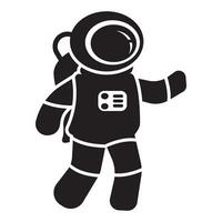 Astronaut Symbol Logo Vektor Design Vorlage Illustration