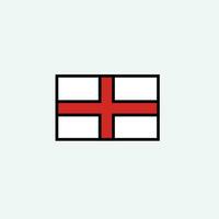 England Flagge Symbol vektor