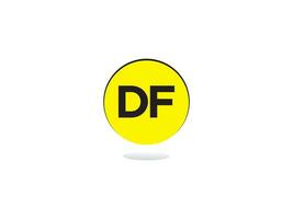 kreativ df fd Logo Brief Vektor Symbol zum Geschäft