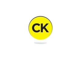 einzigartig ck Logo Symbol, kreativ ck Brief Logo Vektor