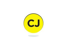 einzigartig cj Logo Symbol, kreativ cj Brief Logo Vektor