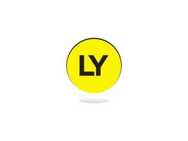 modern ly Logo Brief Vektor Bild Design zum Sie