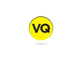 monogram vq företag logotyp ikon, första vq qv logotyp brev vektor för du