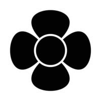 Blume Vektor Glyphe Symbol zum persönlich und kommerziell verwenden.