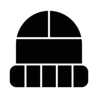 Toque Hut Vektor Glyphe Symbol zum persönlich und kommerziell verwenden.