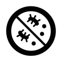 antibakteriell Vektor Glyphe Symbol zum persönlich und kommerziell verwenden.