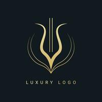 lyx logotyp elegant monogram logotyp vektor för företag