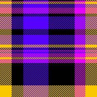 textur sömlös textil- av pläd kolla upp vektor med en bakgrund mönster tartan tyg.