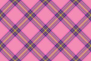 Plaid Hintergrund Muster von Stoff Tartan Vektor mit ein Textil- prüfen Textur nahtlos.