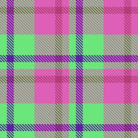 kolla upp pläd tyg av textil- textur vektor med en bakgrund tartan sömlös mönster.