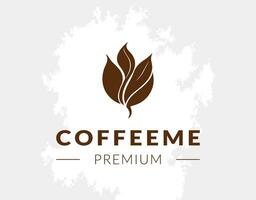 Kaffee Tasse Vektor Logo Design Vorlage. Prämie Kaffee Geschäft Logo