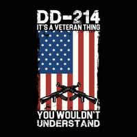 Veteranen Tag Vektor, Abbildung Design mit uns Flagge zum Banner, Poster, T-Shirt vektor