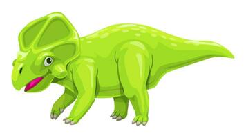 Protoceratops Dinosaurier Karikatur Charakter, Kinder Spielzeug vektor