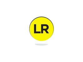 modern lr Logo Brief Vektor Bild Design zum Sie