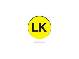 modern lk Logo Brief Vektor Bild Design zum Sie